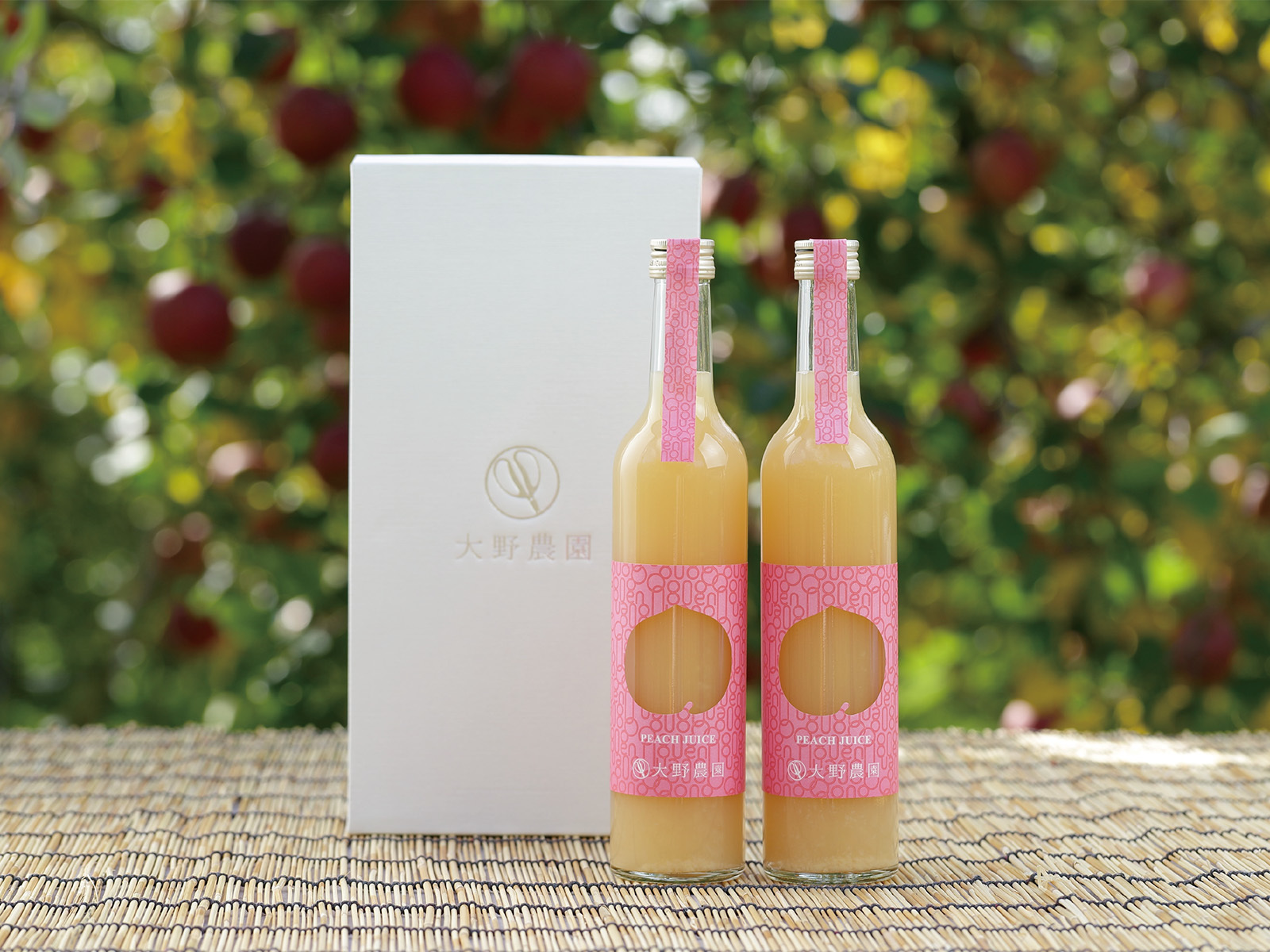 大野農園_ももジュース(500ml×2本セット)